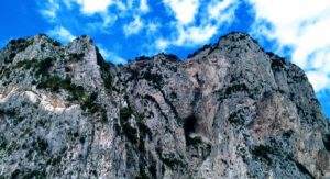 elemento terra falésias em Capri
